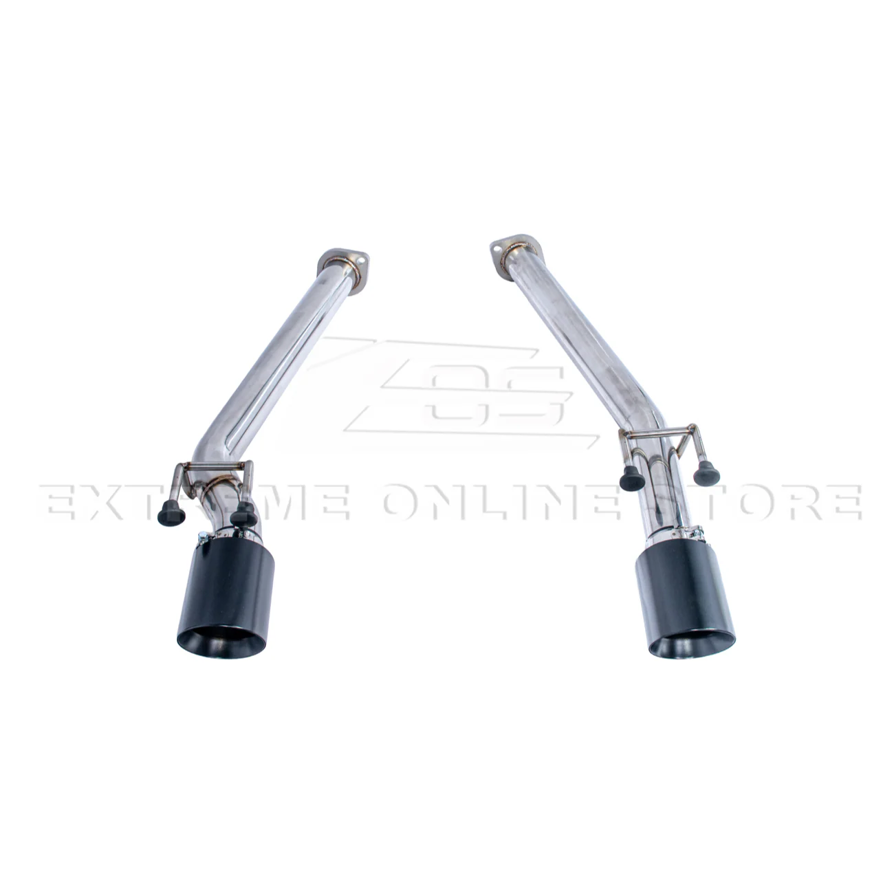 2005-06 Pontiac GTO T-304 Muffler Delete Axle Back Dual Black Tips Exhaust - Image 4
