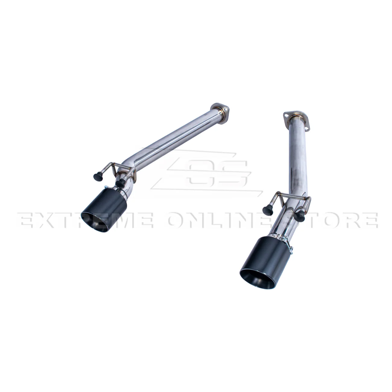 2005-06 Pontiac GTO T-304 Muffler Delete Axle Back Dual Black Tips Exhaust - Image 7