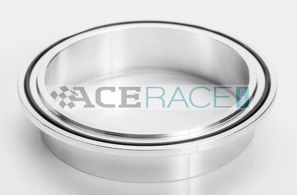 1.750" V-Band Assembly - Aluminum "Male + O-Ring/Female" Flanges, 304 Stainless Clamp - Image 3