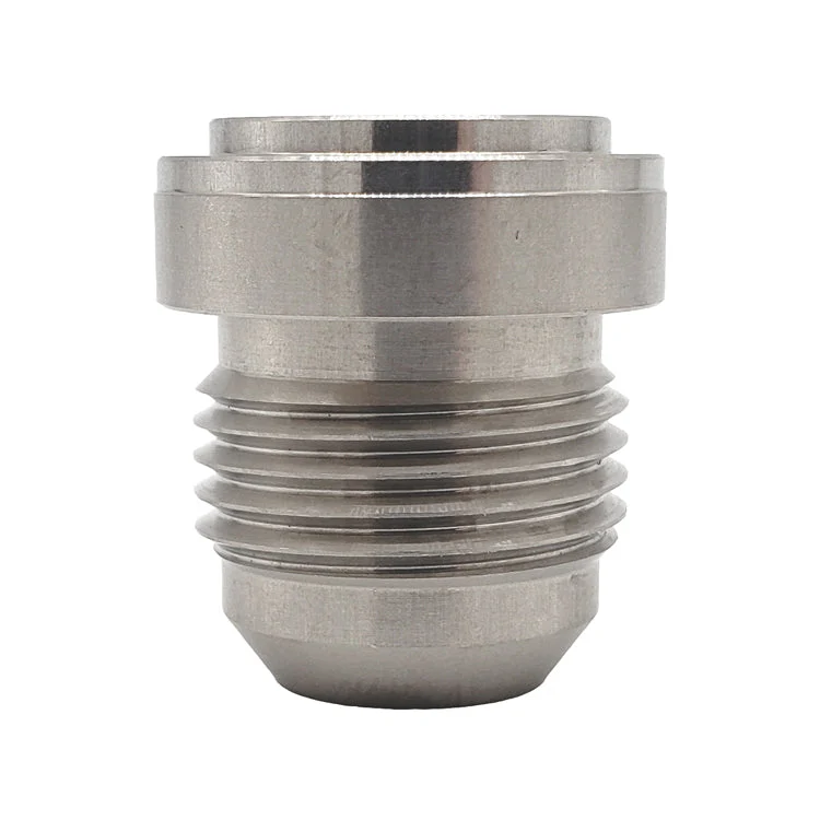 -12AN Male Weld Bung - CP2 Titanium
