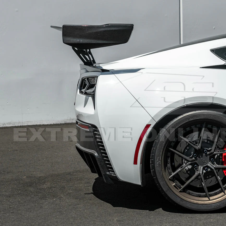 Corvette C7 ZR1 ZTK Conversion Extended High Wing With Wing Riser - Image 12