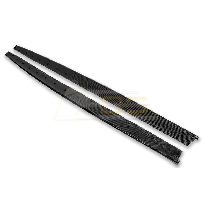 2014-20 BMW F80 M3 Carbon Fiber Front Splitter & Side Skirts - Image 13