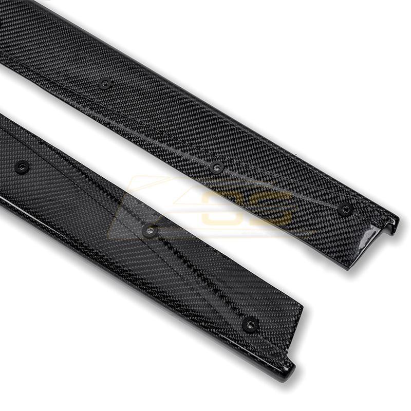 2014-20 BMW F80 M3 Carbon Fiber Front Splitter & Side Skirts - Image 15