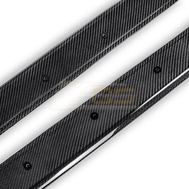 2014-20 BMW F80 M3 Carbon Fiber Front Splitter & Side Skirts - Image 16