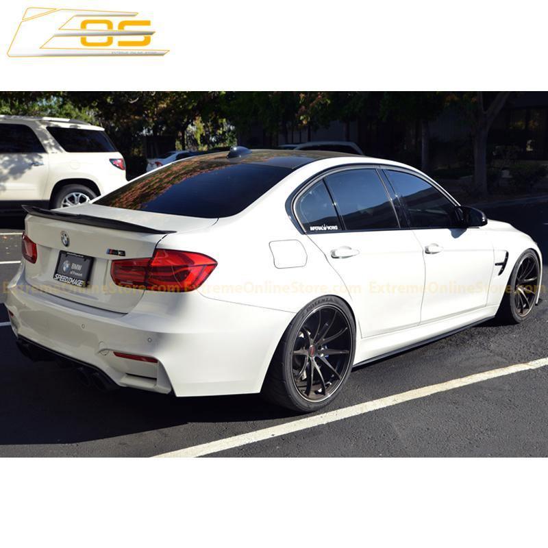 2014-20 BMW F80 M3 Carbon Fiber Front Splitter & Side Skirts - Image 8