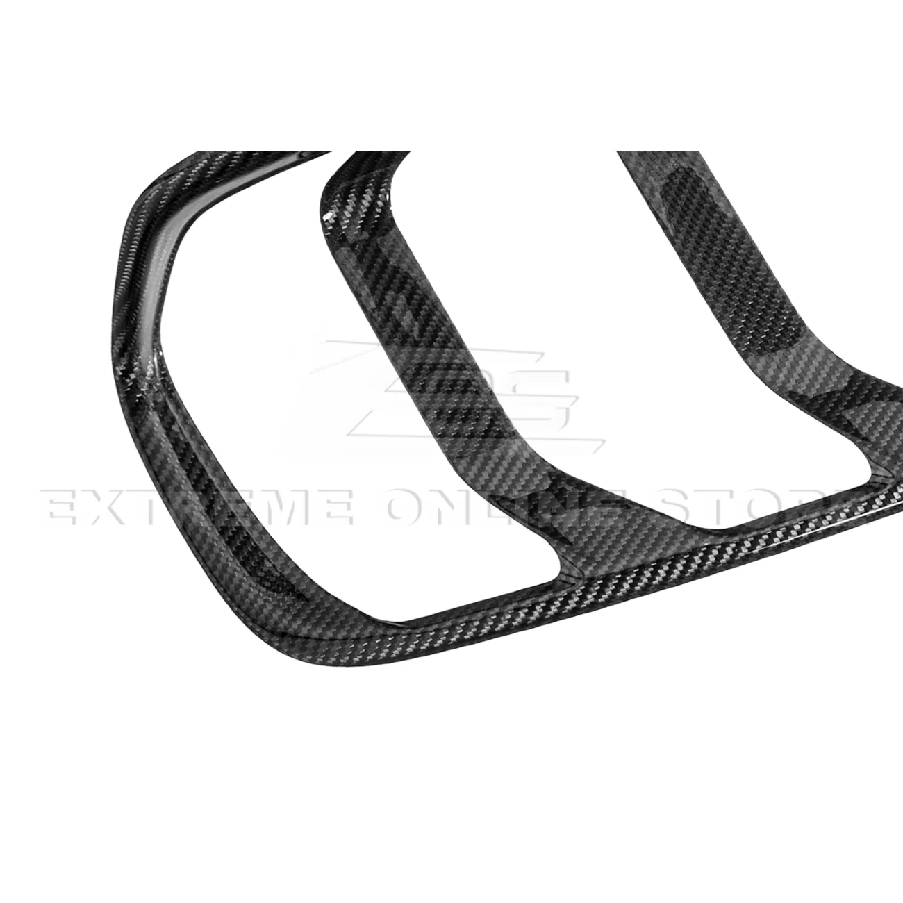 2015-17 Ford Mustang DRY CARBON FIBER Rear Tail Light Trim Bezel Cover Pair - Image 18