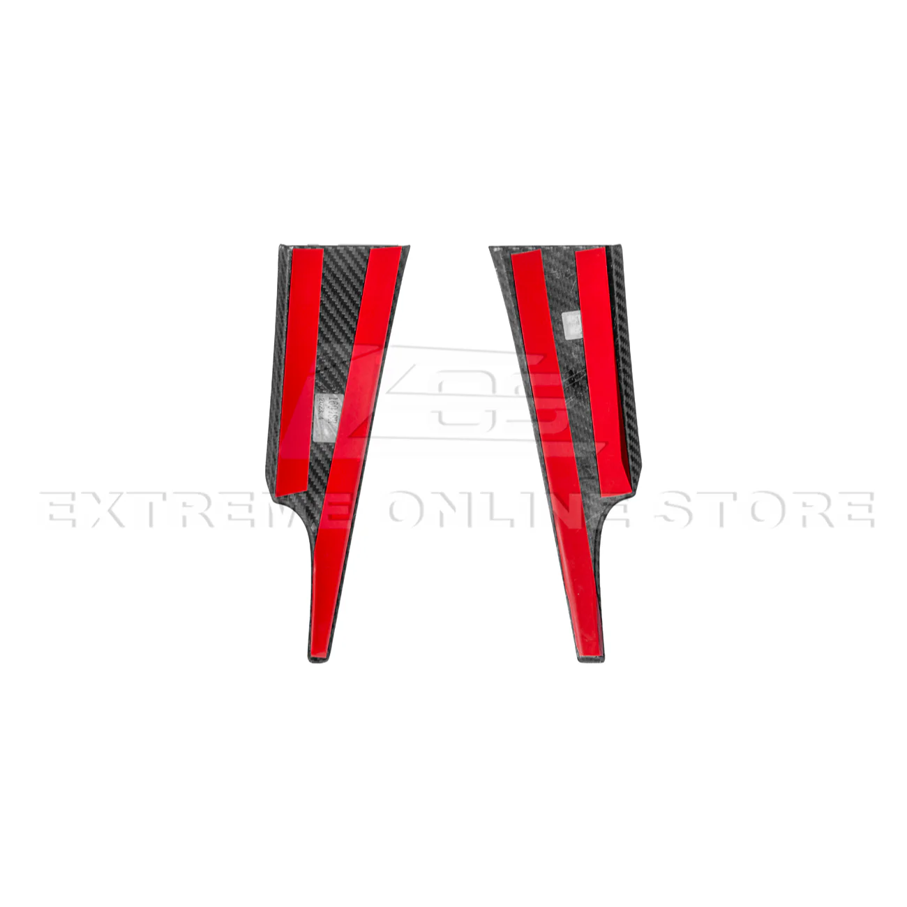 2015-23 Ford Mustang DRY CARBON FIBER Dashboard Lower Trim Cover Pair - Image 14