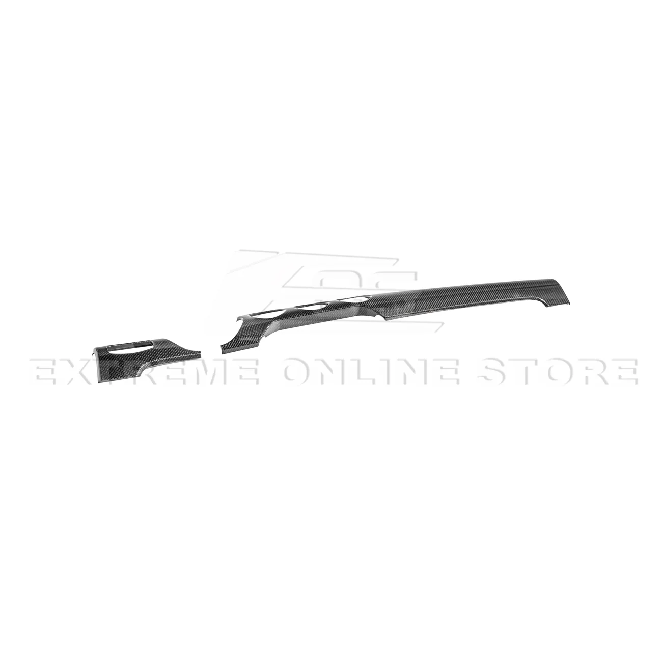 2015-23 Ford Mustang 3 AC DRY CARBON FIBER Dashboard Panel Trim - Image 13