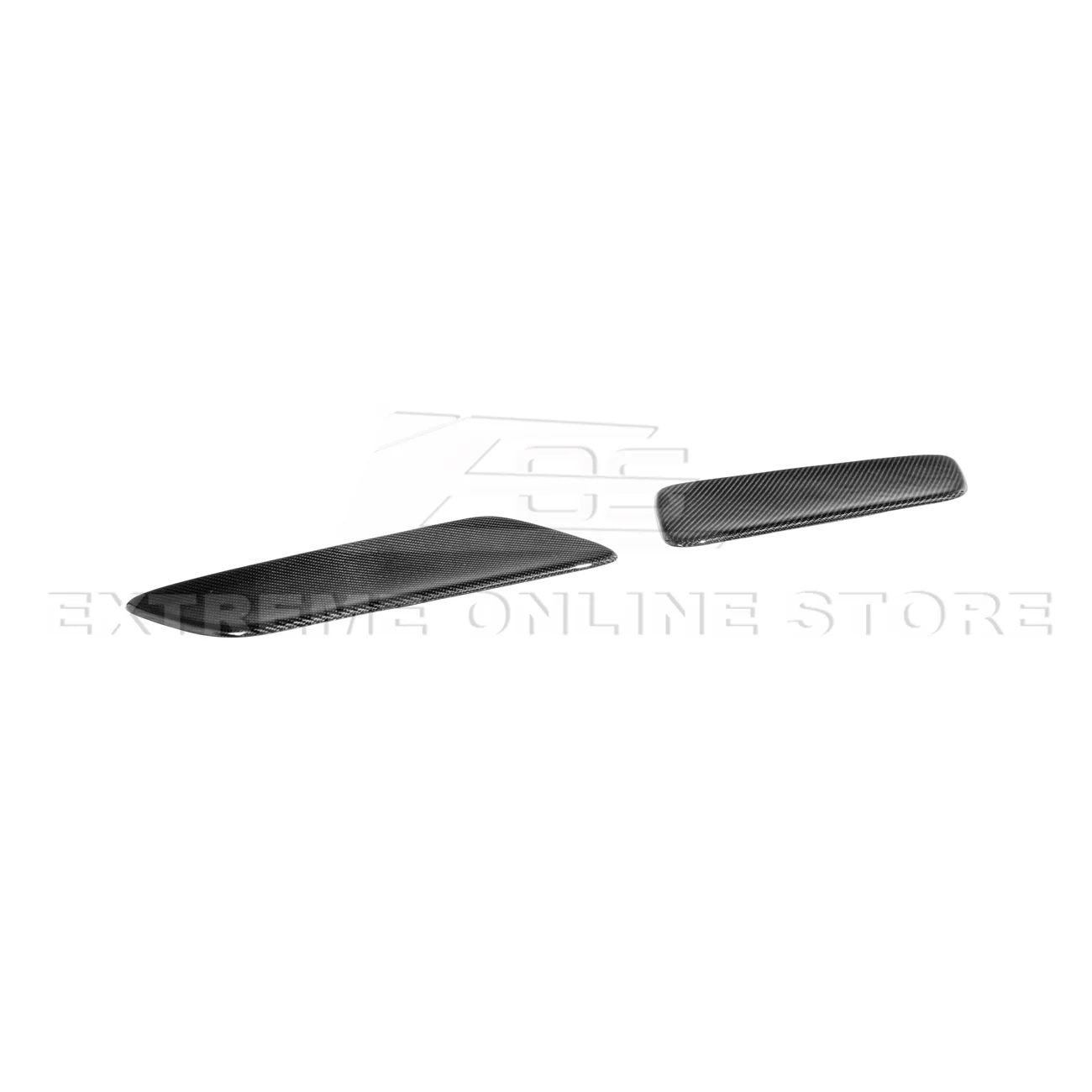 2015-23 Ford Mustang DRY CARBON FIBER Rear Seat Decorative Board Cover - Image 11