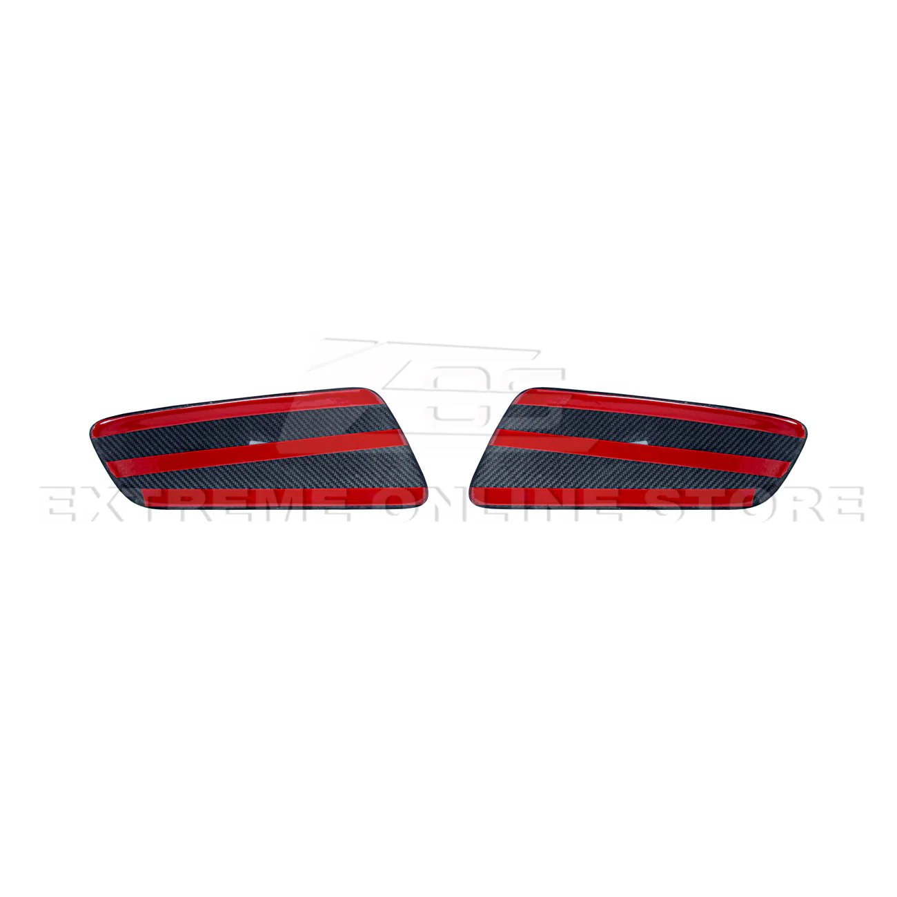 2015-23 Ford Mustang DRY CARBON FIBER Rear Seat Decorative Board Cover - Image 16