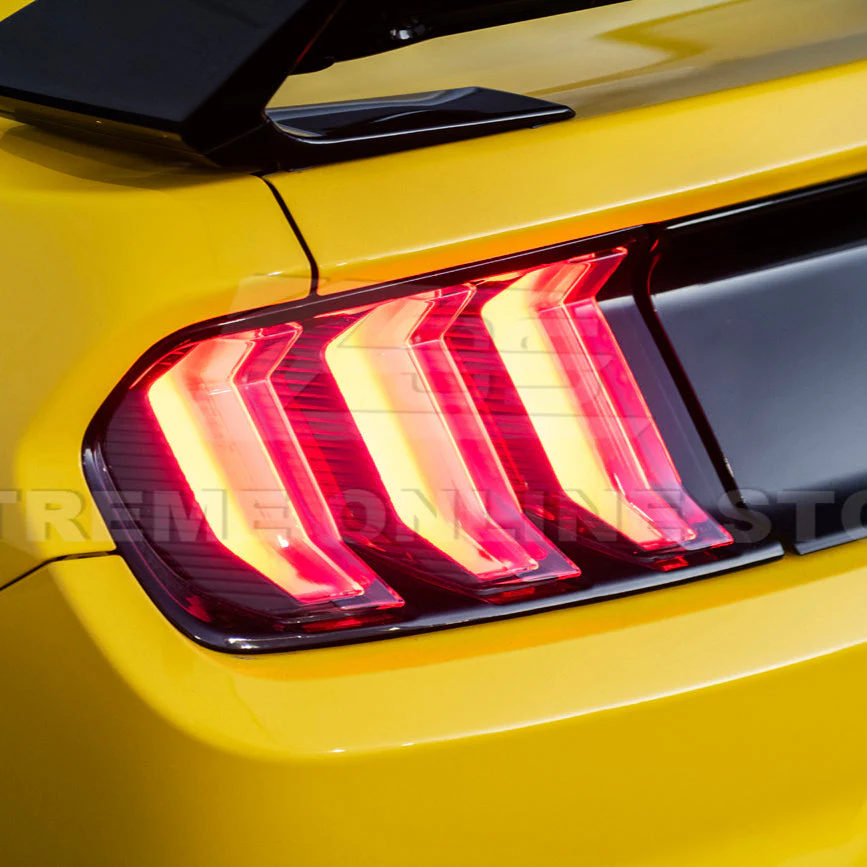 2015-23 Ford Mustang Signal LED XB RED / Clear Rear Taillight - Image 14