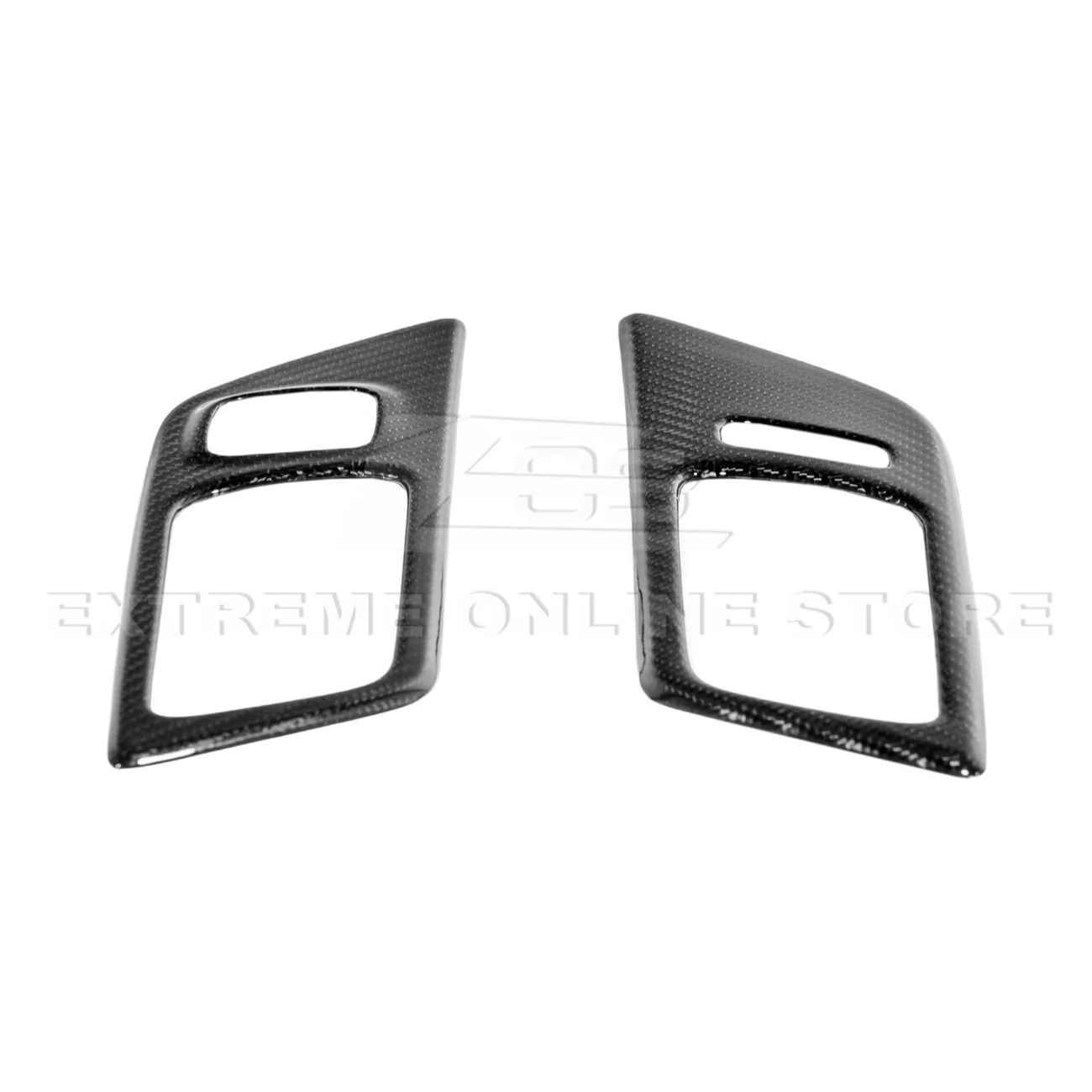 2015-Up Ford Mustang DRY CARBON FIBER Door Handle Panel Cover - Image 14