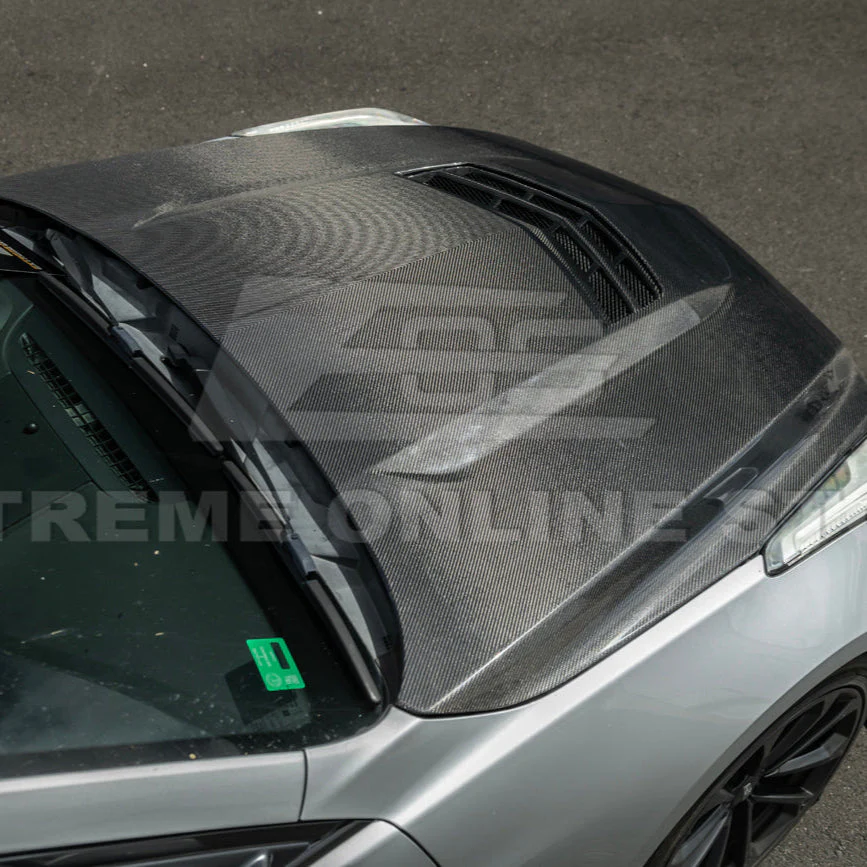 2016-19 Cadillac ATS-V Front Bumper Hood Vented Cover - Image 10