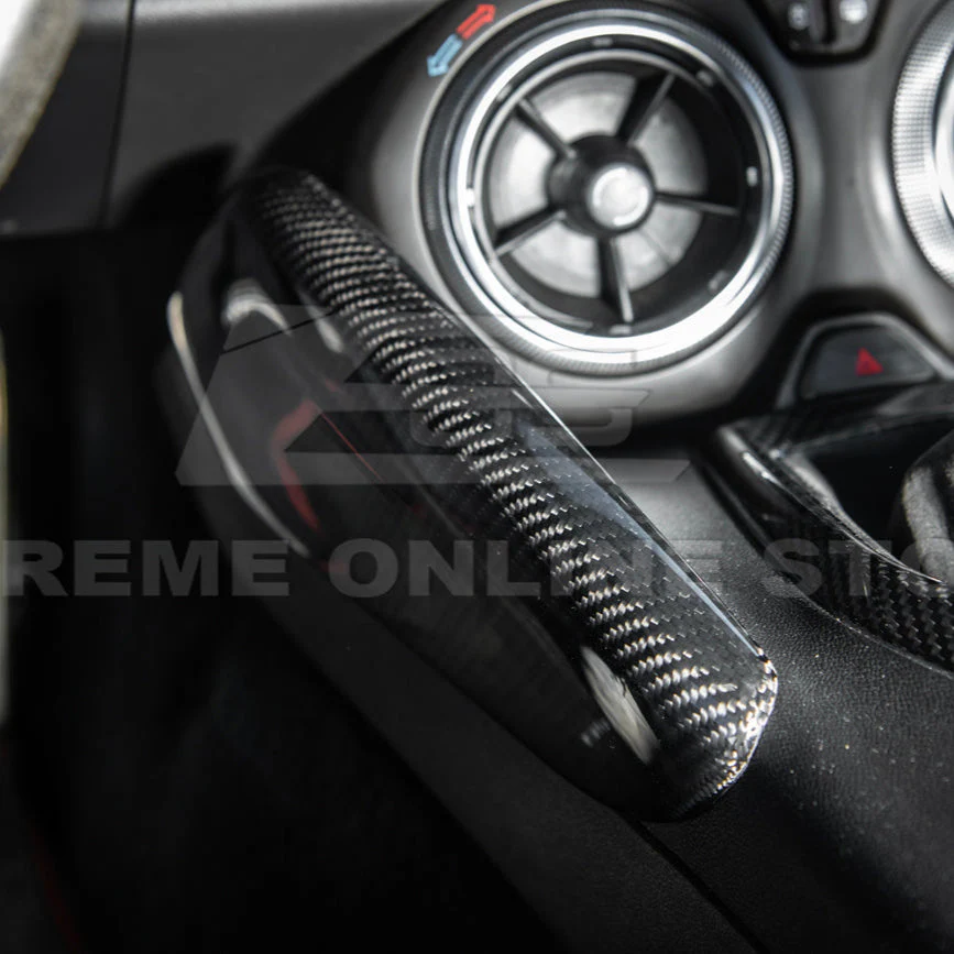 2019-24 Camaro Dry Carbon Fiber Front Side Knee Pad Panel Cover Pair - Image 10