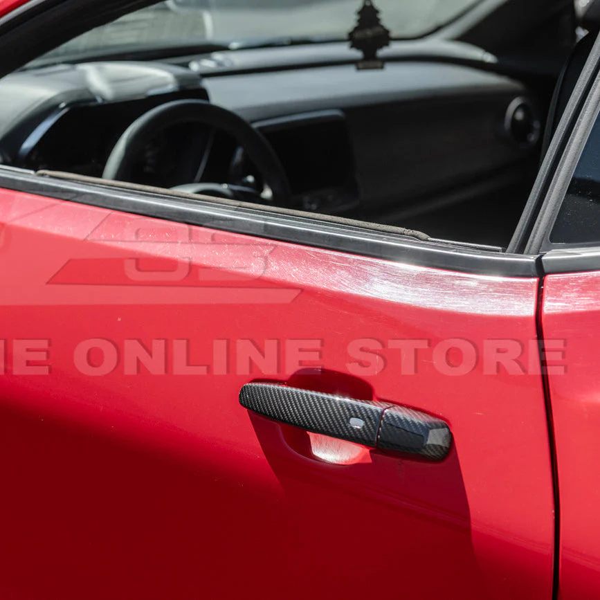 2019-24 Camaro Dry Carbon Fiber Overlay Door Handle Cover - Image 10
