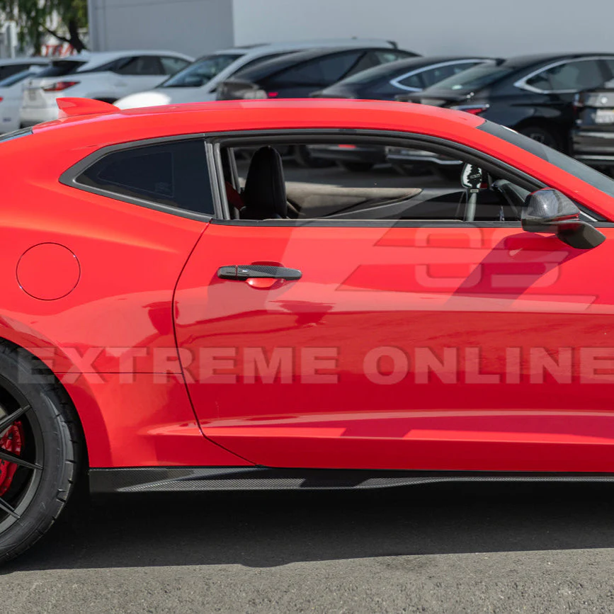 2019-24 Camaro Dry Carbon Fiber Overlay Door Handle Cover - Image 6