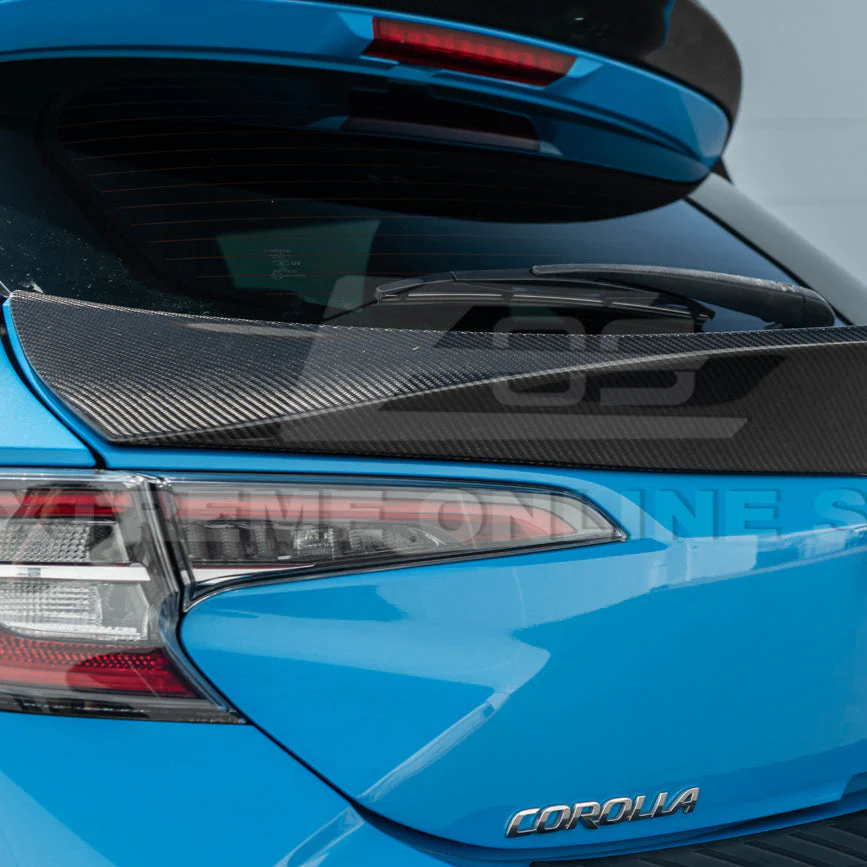 2019-Up Toyota GR Corolla Rear Hatch Mid Wing Spoiler - Image 11