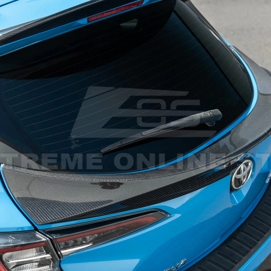 2019-Up Toyota GR Corolla Rear Hatch Mid Wing Spoiler - Image 12
