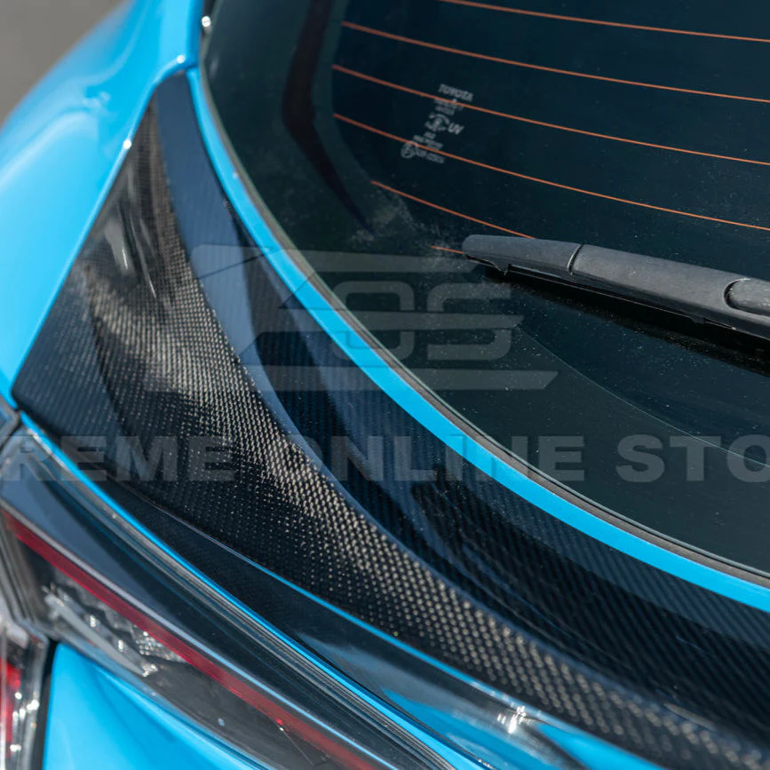 2019-Up Toyota GR Corolla Rear Hatch Mid Wing Spoiler - Image 14