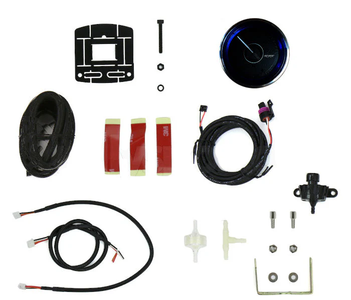 2-1/16" Crystal Series Blue/White Electric Boost gauge - Image 2