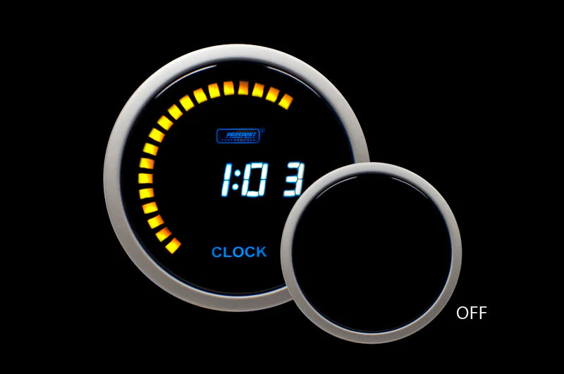 2-1/16" Digital Clock 12 volt -Blue - Image 4