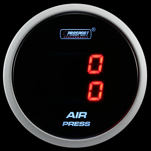 2-1/16" Digital Dual Air Pressure Gauge - LCD Display - Image 3