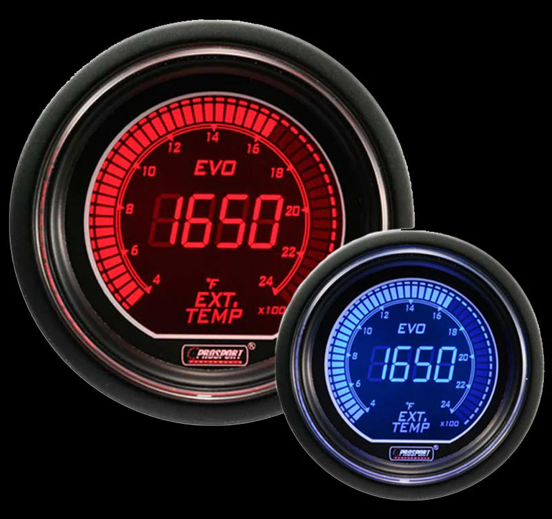 2-1/16" Evo Electrical Exhaust Gas Temperature Gauge - Image 3