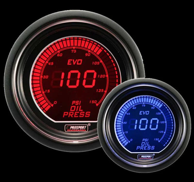 2-1/16" Evo Electrical Oil Pressure Gauge - Image 2