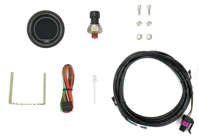 2-1/16" Evo Electrical White and Green Fuel Pressure Gauge - Image 3