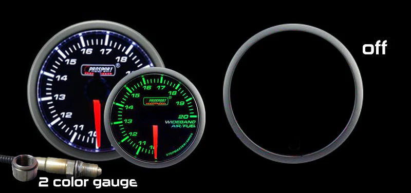 2-1/16" Green/White Premium Wideband Air Fuel Ratio kit - Image 4
