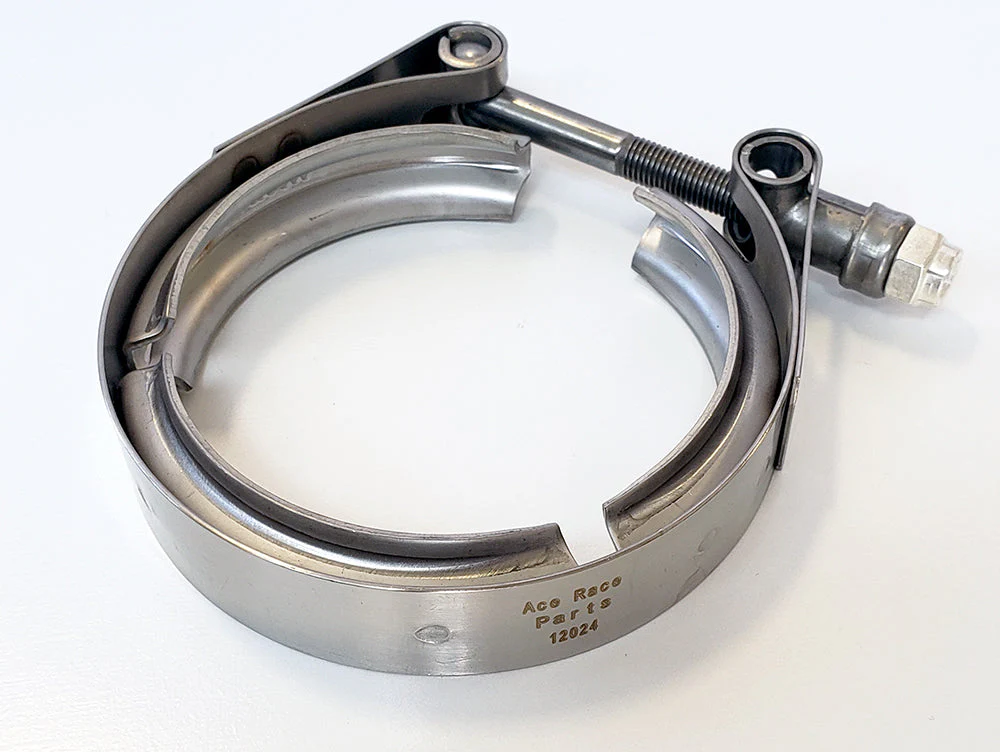 2.250" V-Band Clamp (for 2.980" OD Aluminum and Stainless Flanges) - 304 Stainless - Image 2