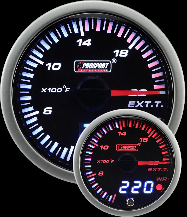 2-3/8" JDM Electrical Exhaust Gas Temperature Gauge - Image 4