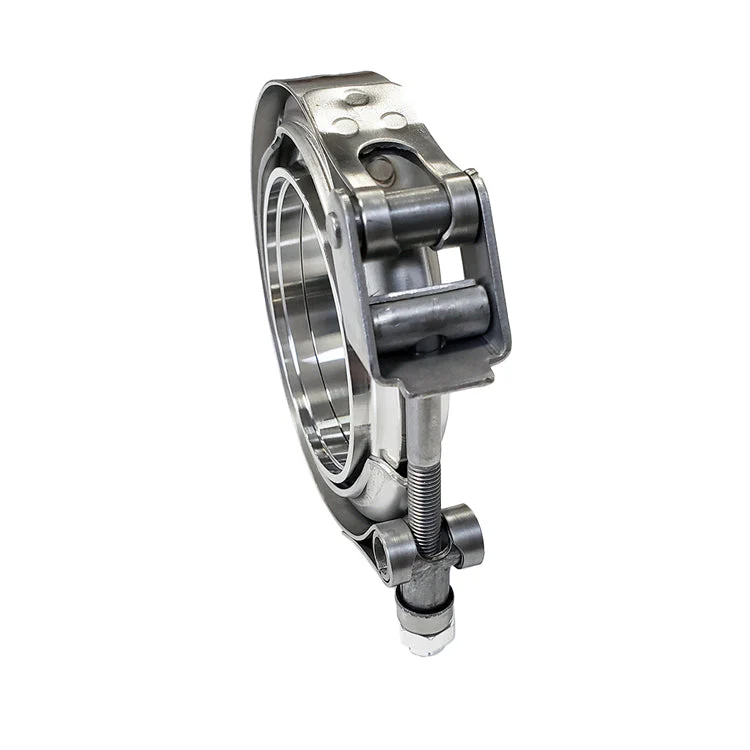 2.500" V-Band Assembly "Male/Female" - 304 Stainless - Quick-Release Clamp - 20mm Combined Flange Thickness - Image 2