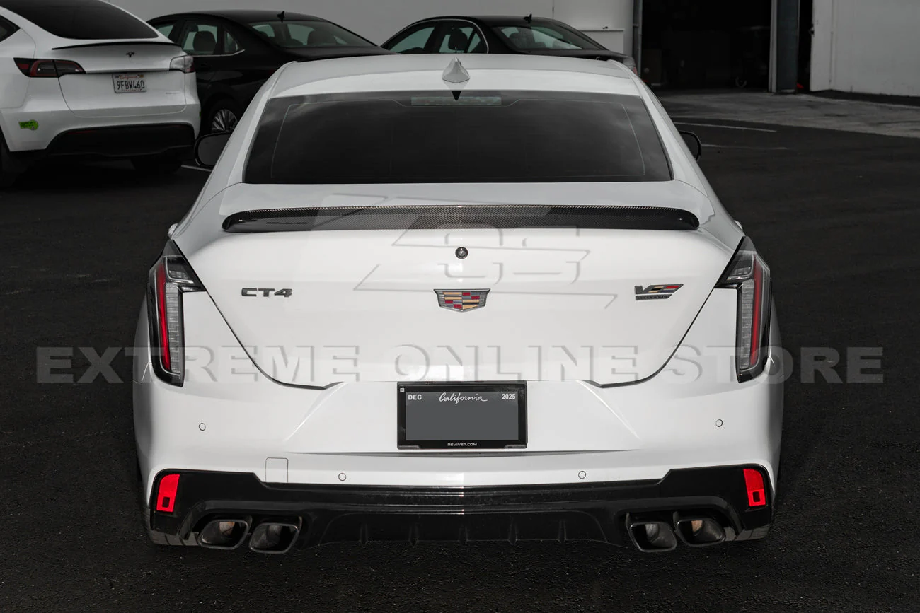 2020-Up Cadillac CT4 Blackwing Package Rear Wing Spoiler - Image 7