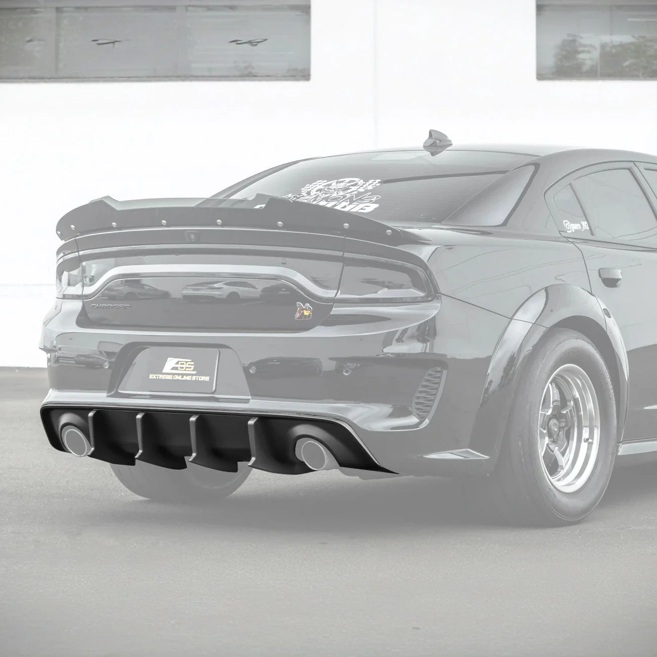 2020-Up Charger Widebody | SRT Rear Bumper Exhaust Diffuser - Image 2