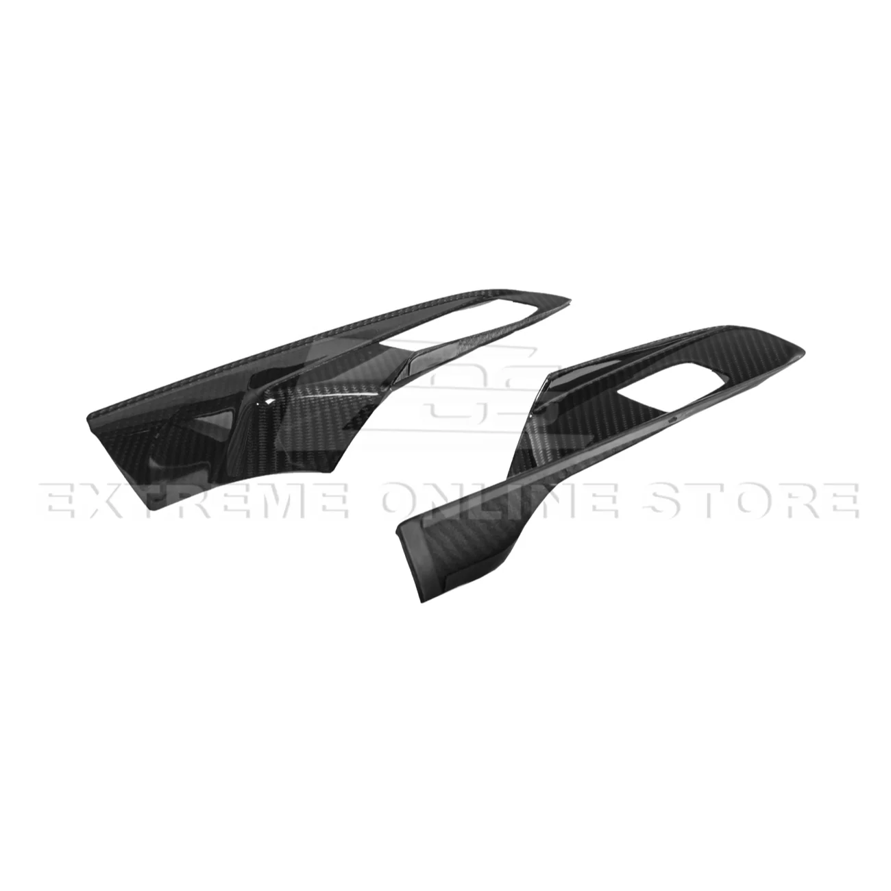 Corvette C8 DRY CARBON FIBER Door Window Control Panel Switch Cover - Image 12