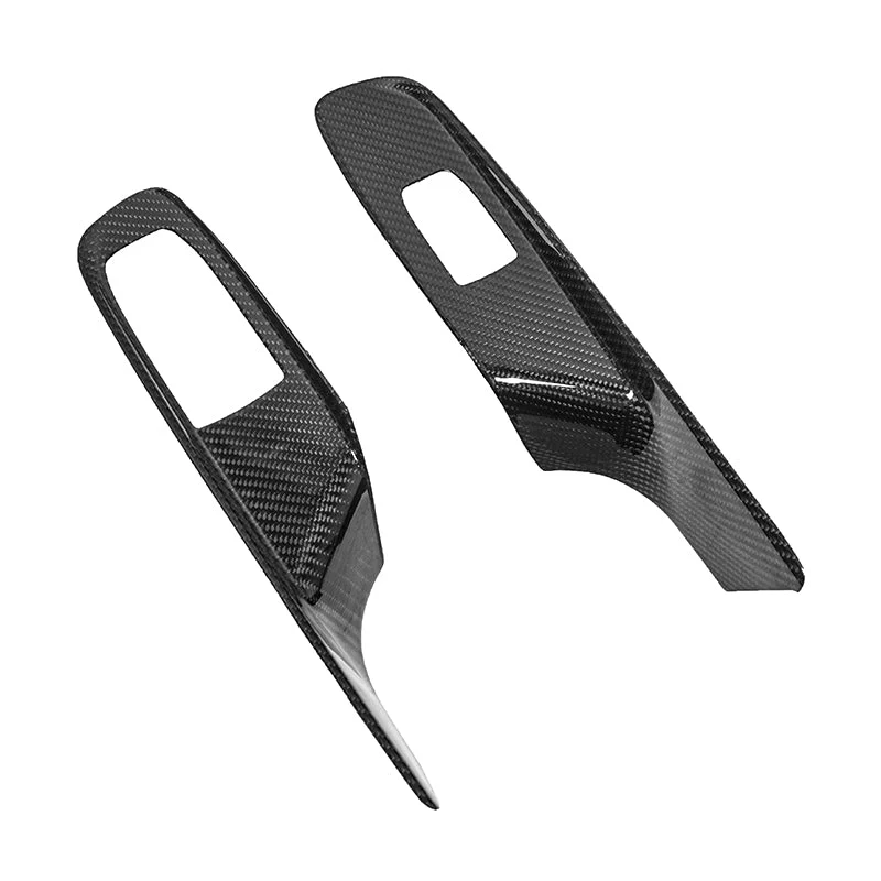 Corvette C8 DRY CARBON FIBER Door Window Control Panel Switch Cover - Image 2