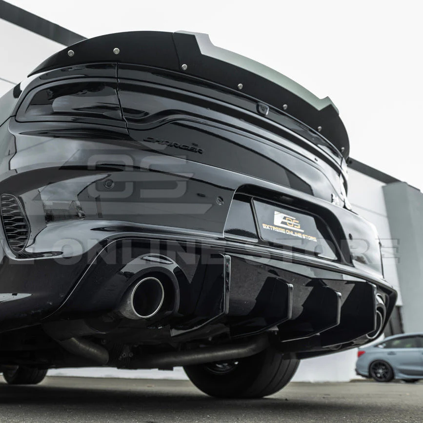 2020-Up Dodge Charger Rear Bumper Exhaust Diffuser - Image 31