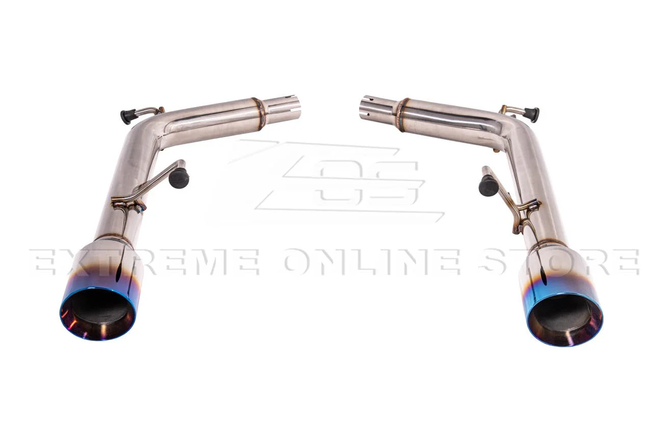 2007-2014 Infiniti G35 G37 Sedan Muffler Delete Axle Back Dual Burnt Tips Exhaust - Image 13