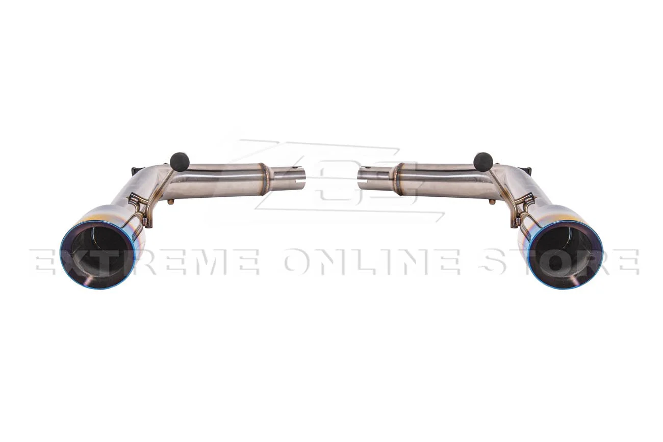 2007-2014 Infiniti G35 G37 Sedan Muffler Delete Axle Back Dual Burnt Tips Exhaust - Image 15