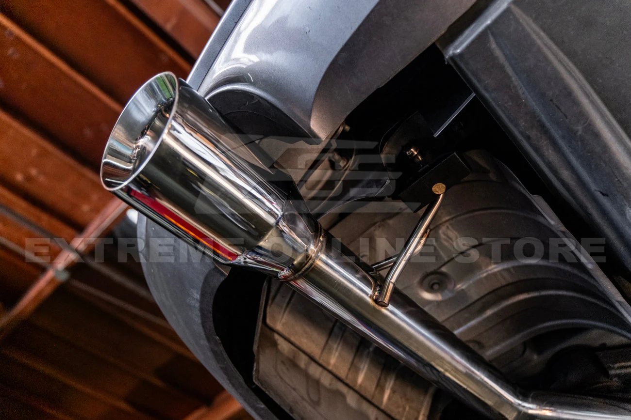 2007-2014 Infiniti G35 G37 Sedan Muffler Delete Axle Back Dual Burnt Tips Exhaust - Image 3