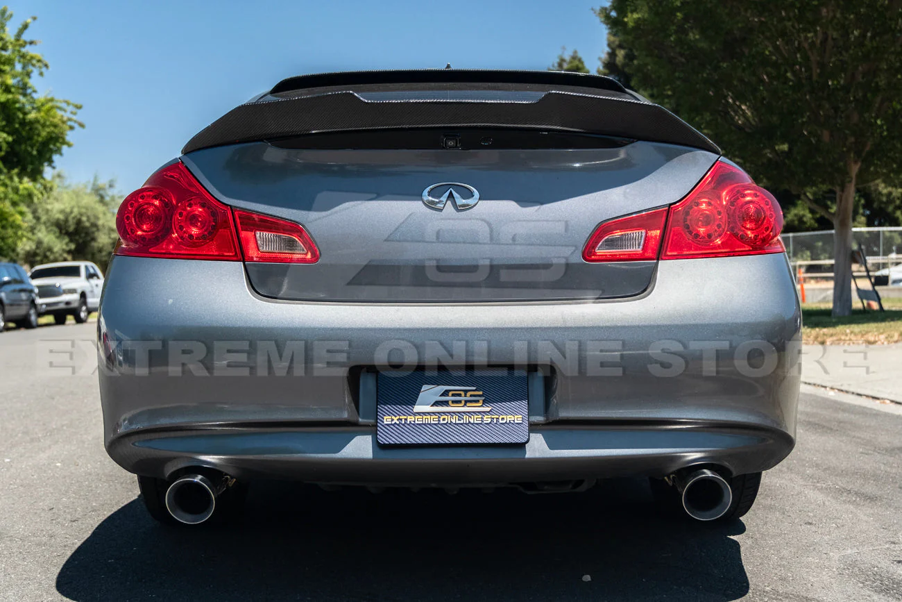 2007-2014 Infiniti G35 G37 Sedan Muffler Delete Axle Back Dual Burnt Tips Exhaust - Image 8
