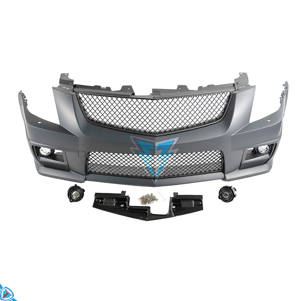 2008-2013 Cadillac CTS (MKII) to CTS-V Style Front Bumper Conversion Kit - Image 3