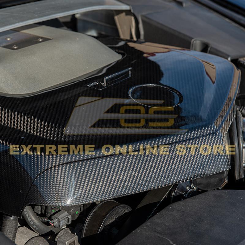 2009-15 Cadillac CTS-V Carbon Fiber Front Engine Cover - Image 4