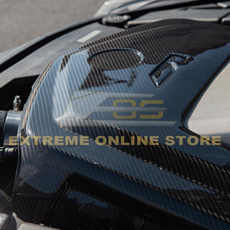 2009-15 Cadillac CTS-V Carbon Fiber Front Engine Cover - Image 7