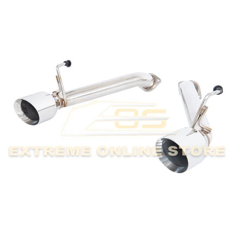 2009-21 Nissan 370Z Z34 Muffler Delete Axle Back 4.5" Dual Tips Exhaust - Image 12