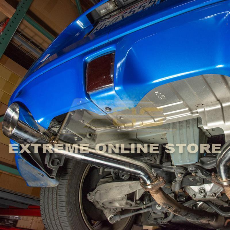 2009-21 Nissan 370Z Z34 Muffler Delete Axle Back 4.5" Dual Tips Exhaust - Image 5