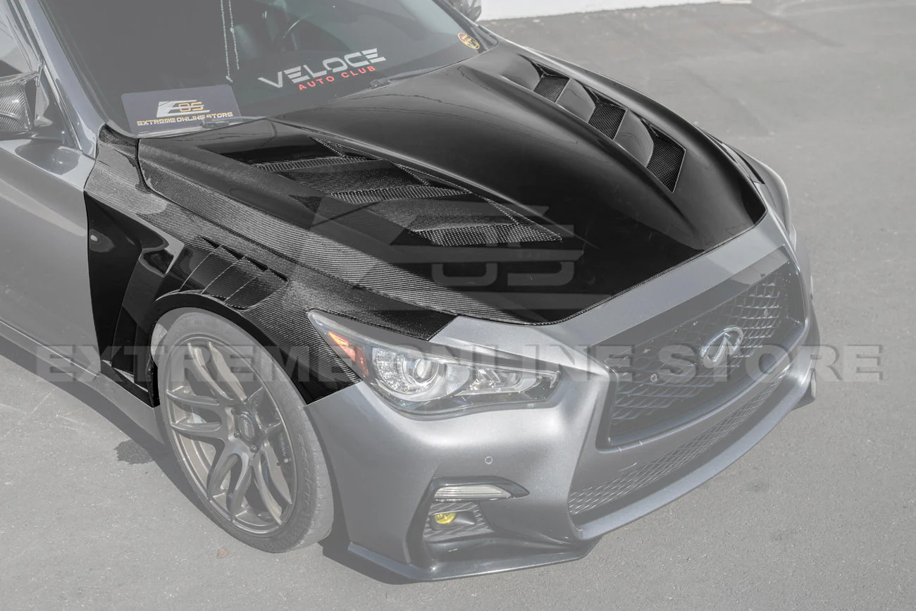 2014-Up Infiniti Q50 Front Bumper Hood & Side Fender - Image 9