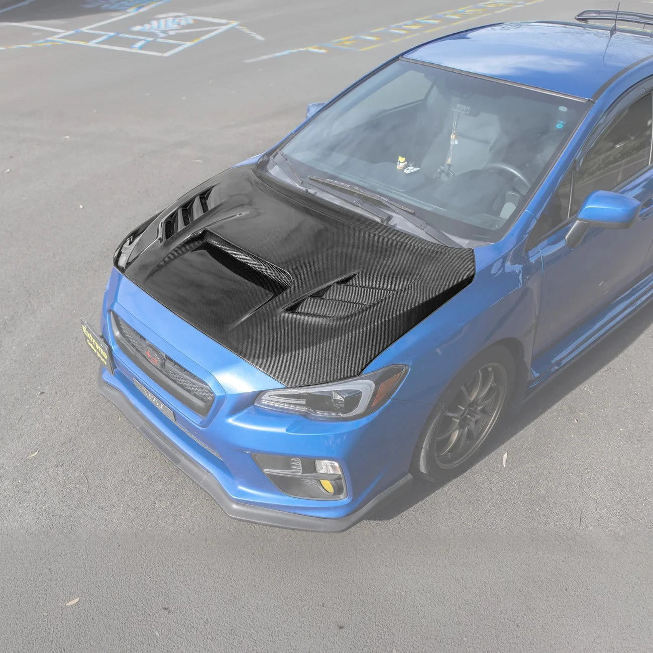 2015-21 Subaru WRX STI Front Vented Hood Cover - Image 3