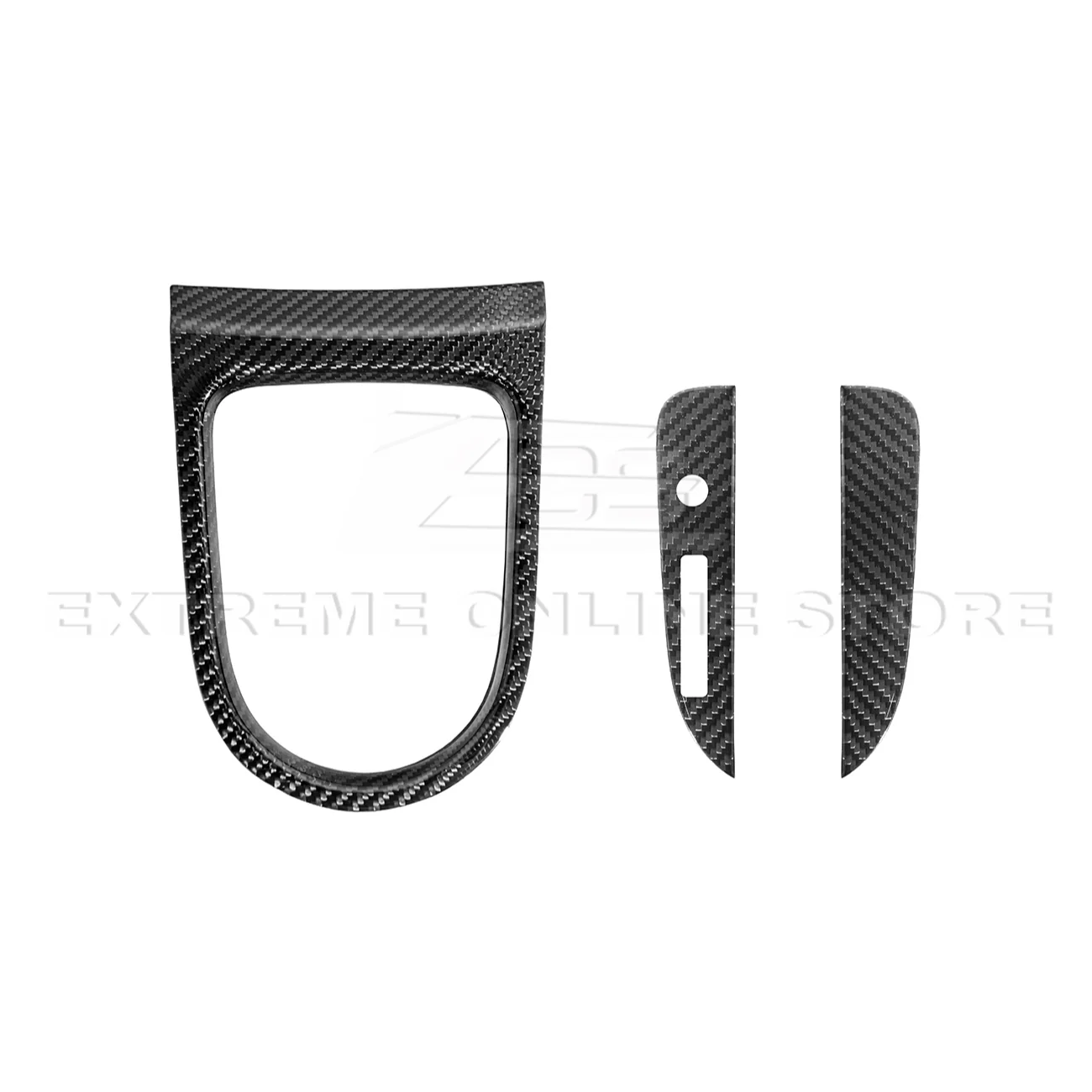 2015-23 Ford Mustang DRY CARBON FIBER Center Gear Shift Panel Trim Cover - Image 32